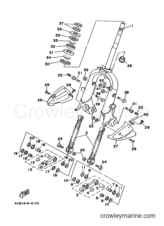 Yamaha Motors XC125T (4KY4) [999] - FRONT FORK
