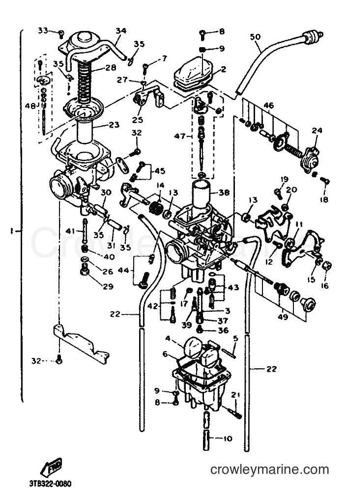 Yamaha Motors TT600S (4LW2) [999] - CARBURETOR