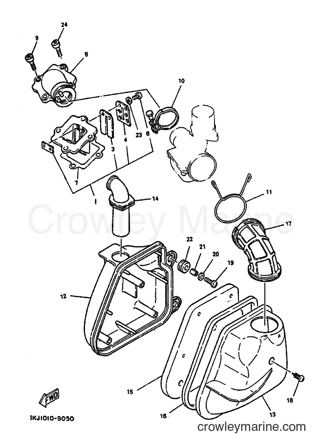 Yamaha Motors YE50 (4LN2) [010] - INTAKE