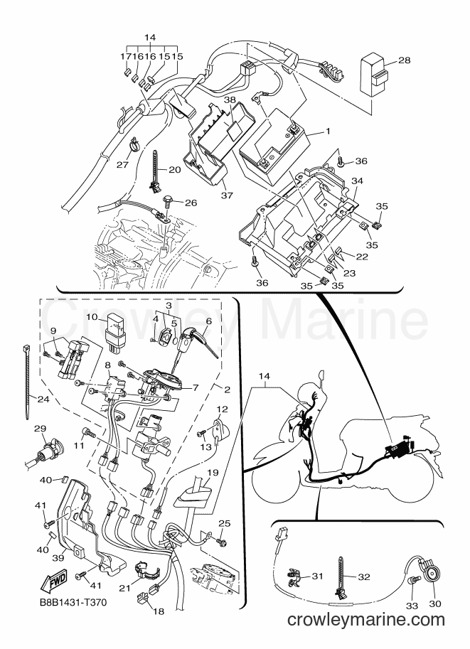 2018 Street Bike LTF125-A - LTF125-A (B8B2) [010] - ELECTRICAL 1
