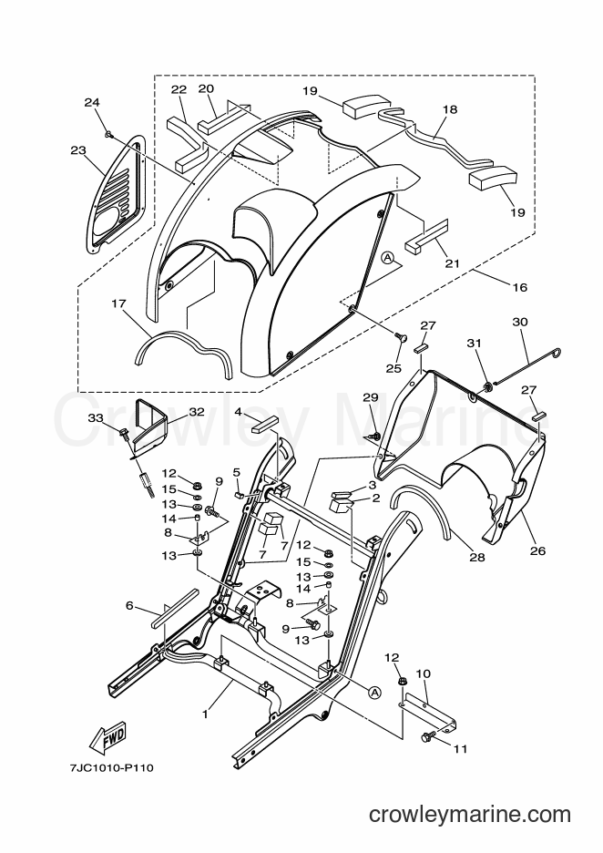 2016 Snowblower YU240 - YU240 (7JC1) [010] - FRAME