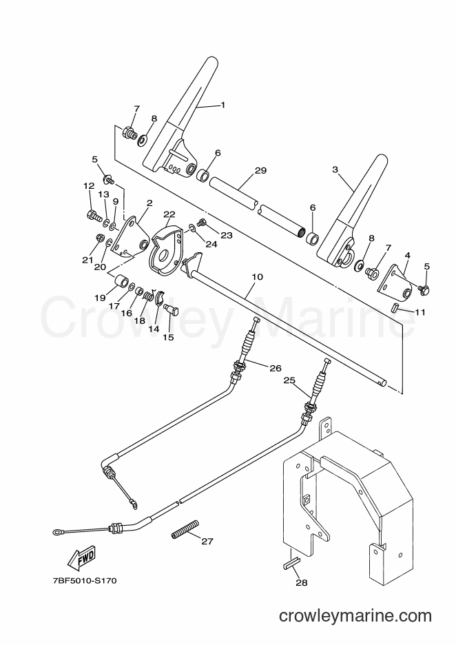 2018 Snowblower YT1390X - YT1390X (7BF5) [010] - CLUTCH LEVER