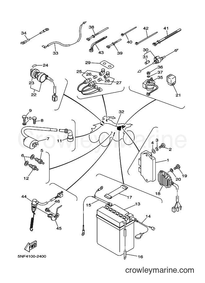 2002 ATV YFM350X - YFM350X (5NF6) [010] - ELECTRICAL 1