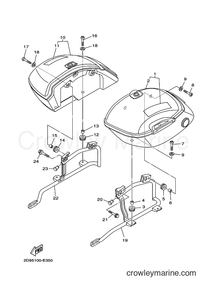 2010 Cruiser XV1700ATS - XV1700ATS (2D9L) [020] - SADDLEBAG 1
