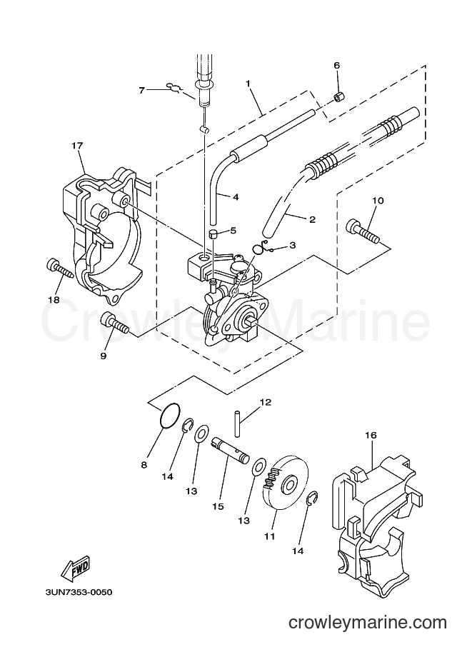 2000 Scooter DT50LC - DT50LC (3UN7) [010] - OIL PUMP