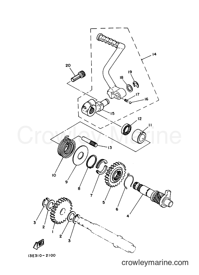 1989 Dirt Bike TY125 - TY125 (3SU1) [999] - STARTER