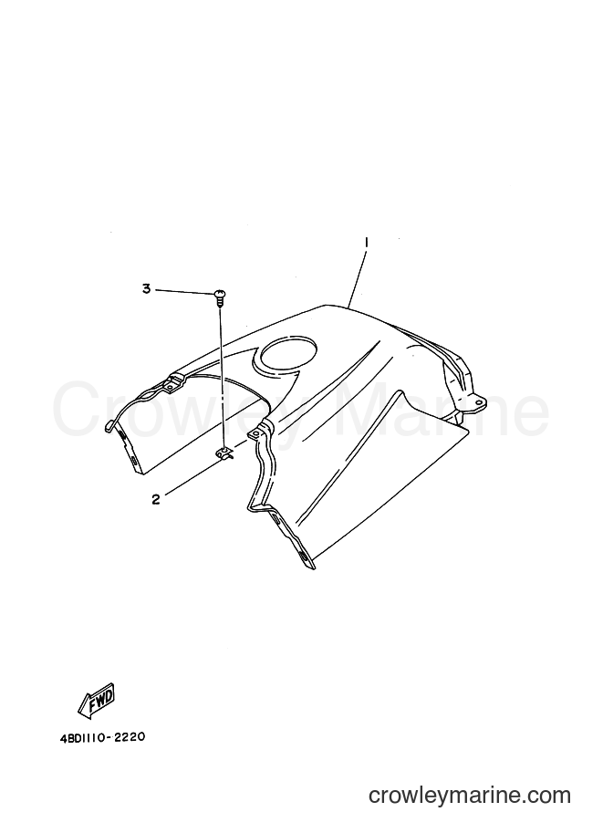 Yamaha Motors YFB250 (4BDH) [010] - SIDE COVER