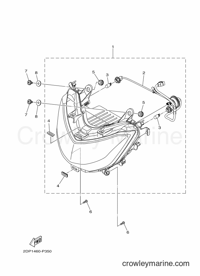Yamaha Motors GPD125-A (BV32) [020] - HEADLIGHT