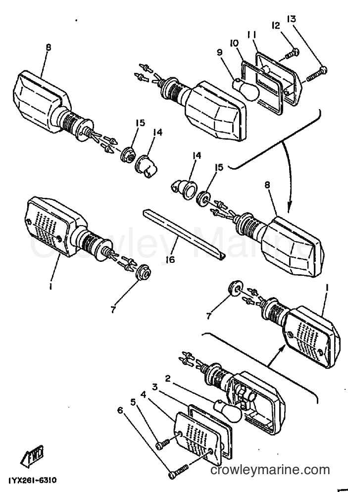 1991 Dirt Bike DT175 - DT175 (3FJ4) [010] - FLASHER LIGHT