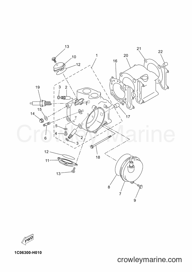 2014 Scooter YP250RA - YP250RA (2DL2) [030] - CYLINDER
