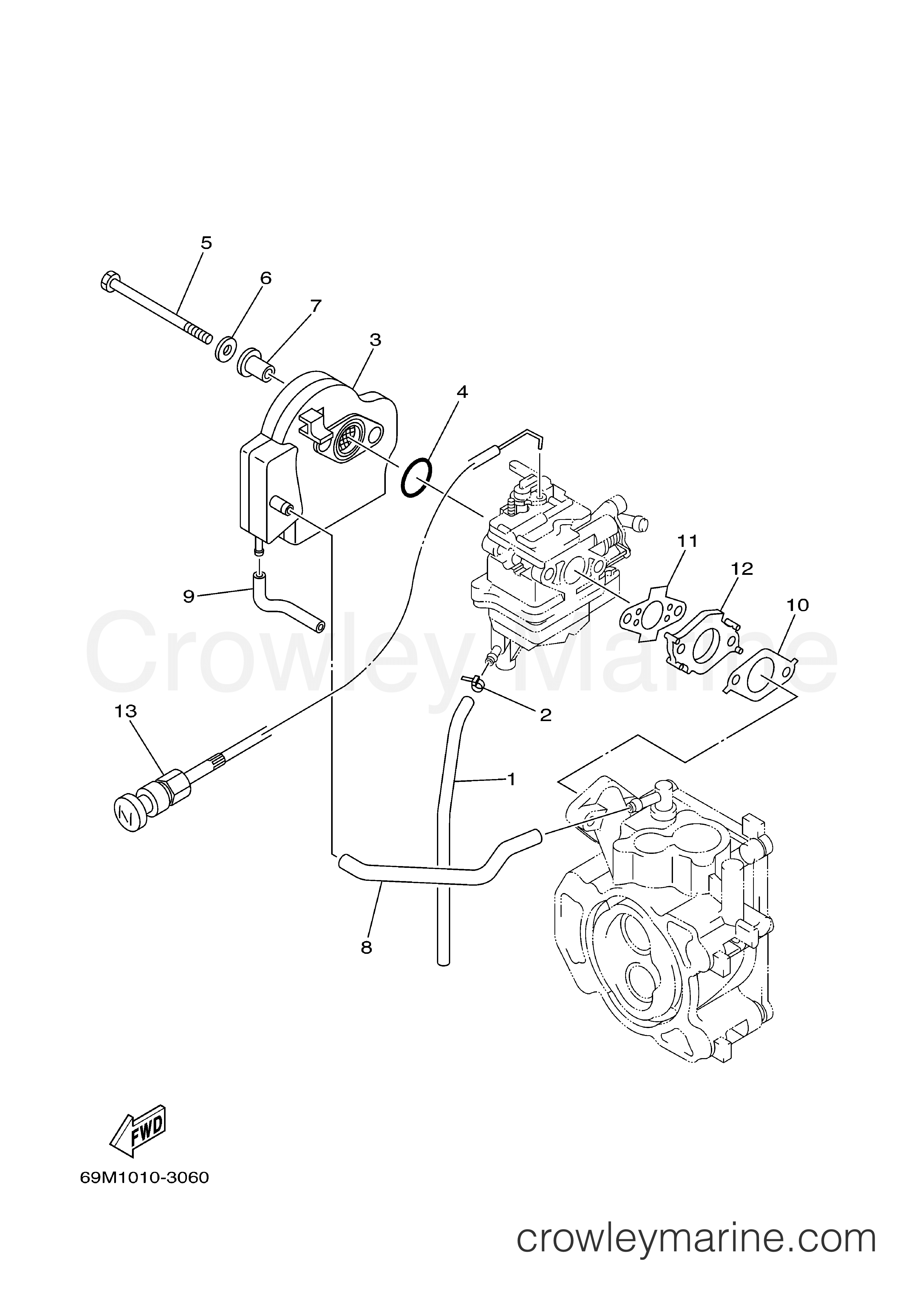Yamaha Motors F2.5MSHB - INTAKE