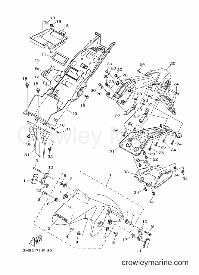 2016 Sport Bike YZF-R3 - YZF-R3 (2MS4) [010] - FENDER