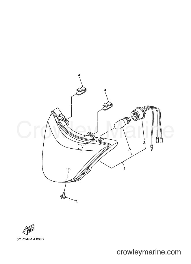 Yamaha Motors LBA-135ED (5YP5) [010] - HEADLIGHT