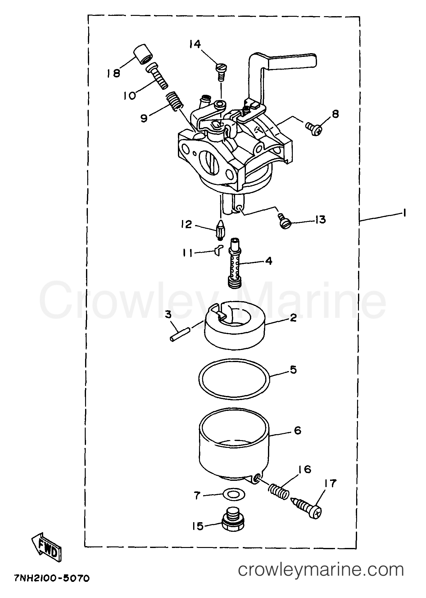 Yamaha Motors EF1600AX - CARBURETOR