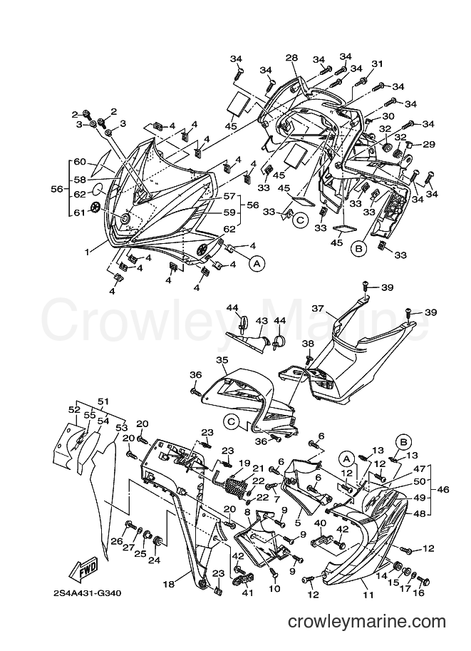 2008 Scooter T135HC - T135HC (2S4B) [010] - LEG SHIELD