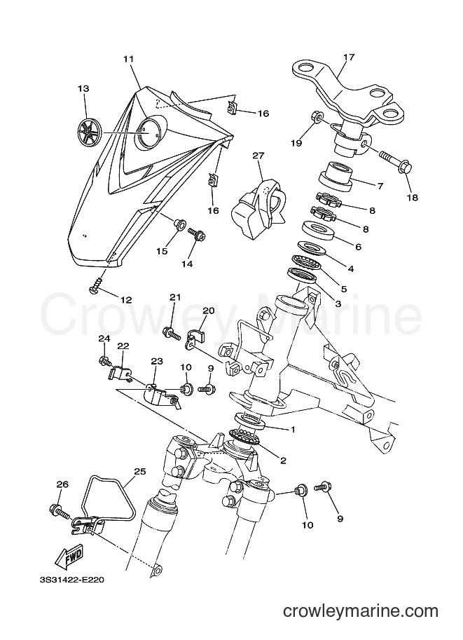 2006 Scooter T110LSE - T110LSE (3S41) [010] - STEERING 2