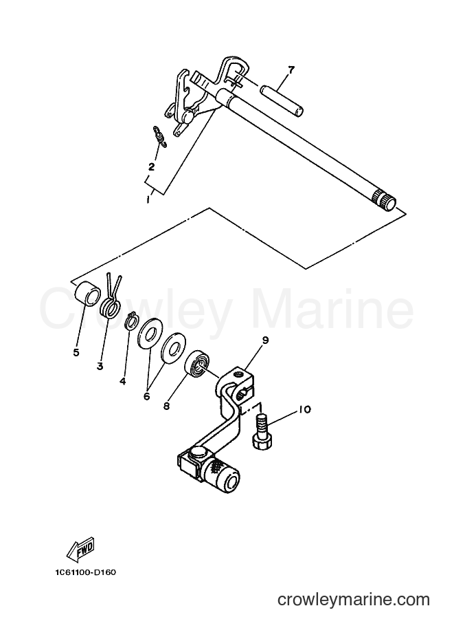 2009 Dirt Bike TT-R230 - TT-R230 (1C6F) [010] - SHIFTER