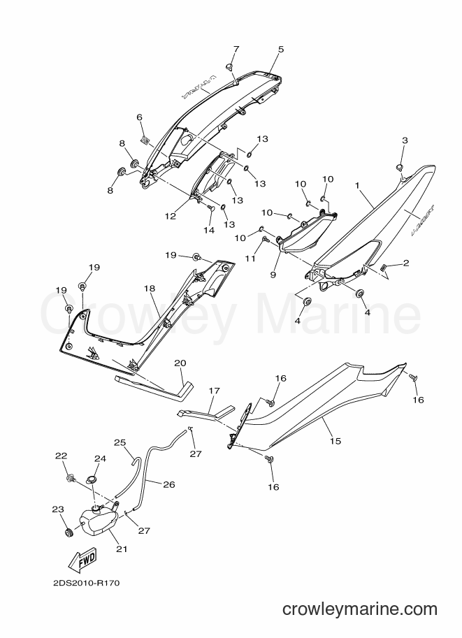 2016 Maxi-Scooter NMAX125 - NMAX125 (2DS2) [010] - SIDE COVER