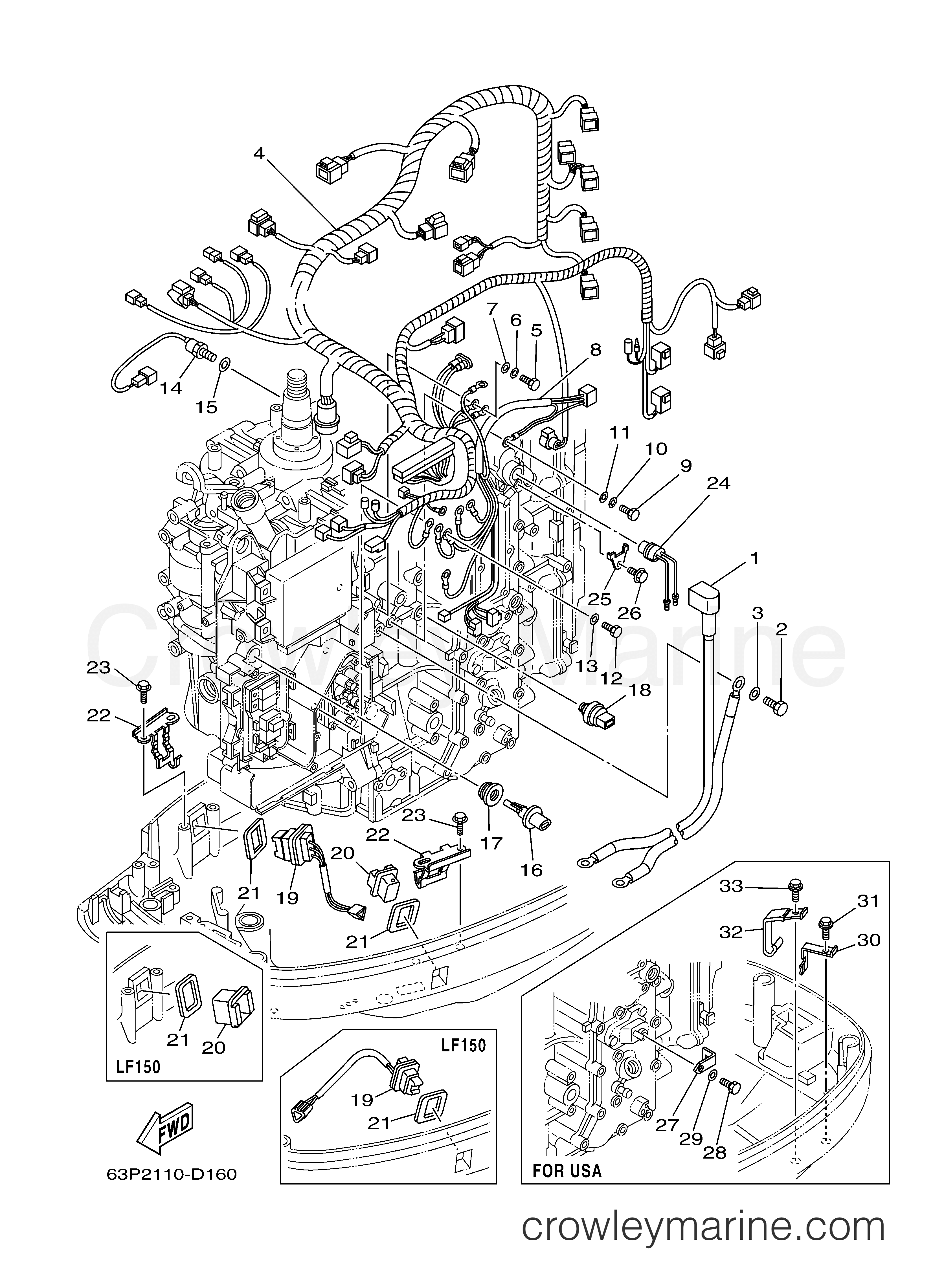 Yamaha Motors LF150TXRD - ELECTRICAL 3