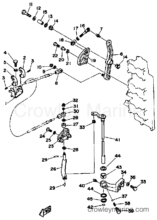 Yamaha Motors V6EXCELXF - CONTROL ENGINE