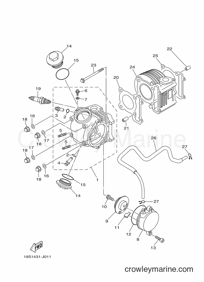2016 Scooter AF115FX - AF115FX (2BU5) [010] - LEG SHIELD