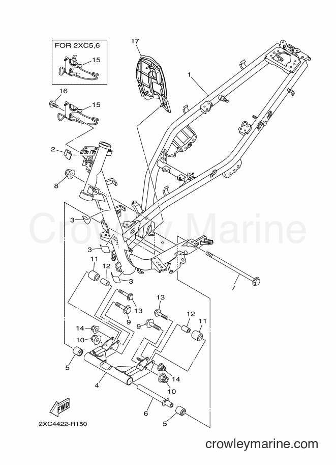 Yamaha Motors AT125FC (2XC6) [010] - FRAME