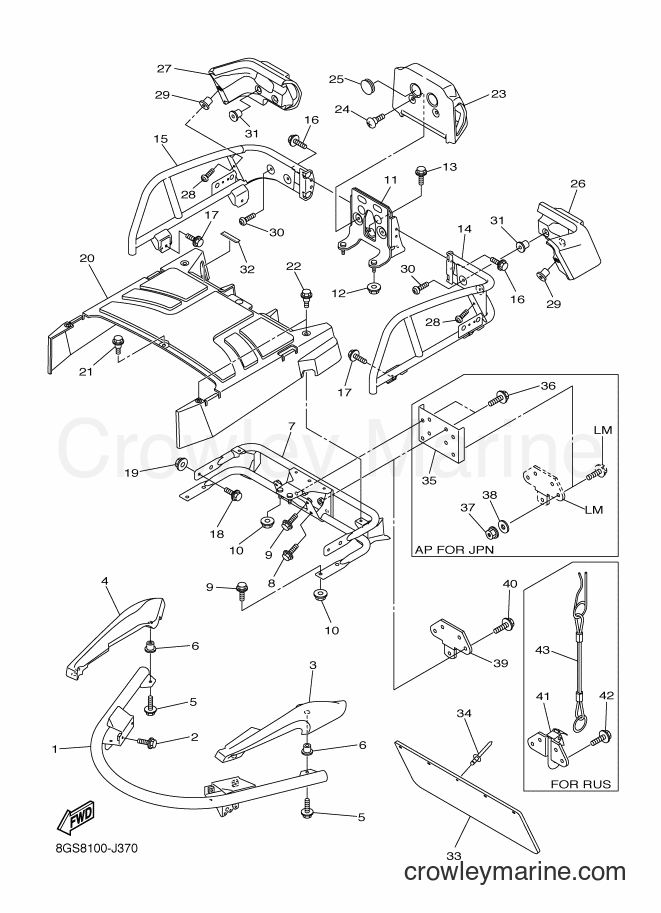 Yamaha Motors VK10D (8GSC) [020] - BUMPER