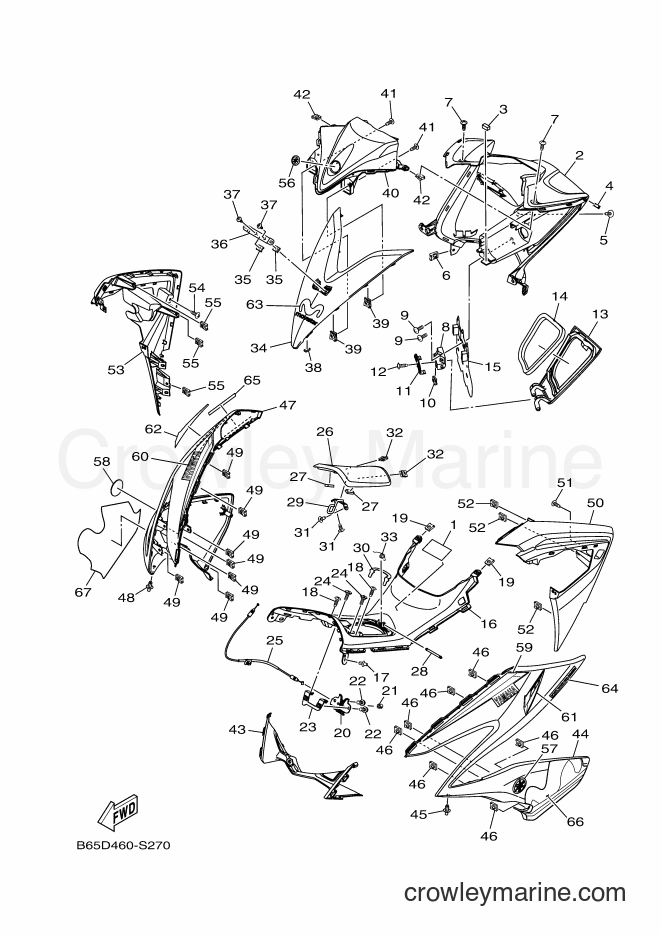 2017 Street Bike GDR155-R - GDR155-R (B65D) [010] - LEG SHIELD