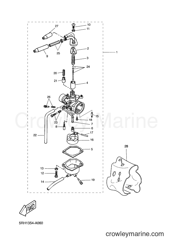 2004 Scooter CW50RS - CW50RS (2B12) [030] - CARBURETOR