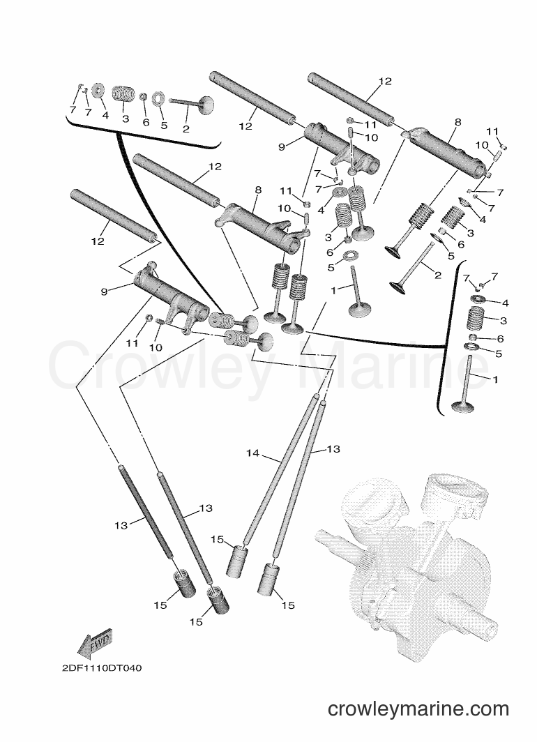 Yamaha Motors XV1900FDD (2DF4) [010] - VALVE