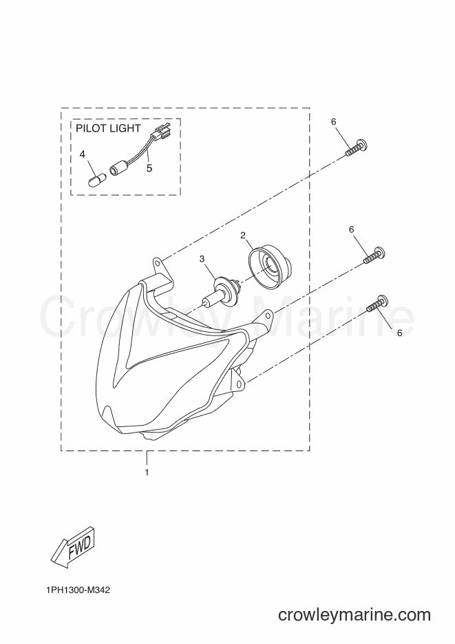 Yamaha Motors NS50N (1PL3) [080] - HEADLIGHT