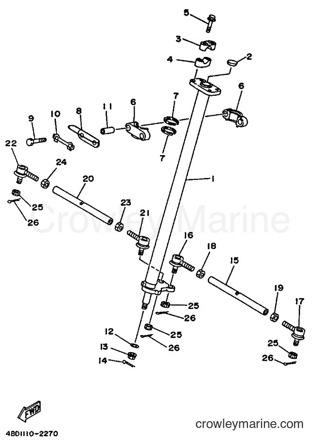 Yamaha Motors YFB250 (4BD3) [999] - STEERING