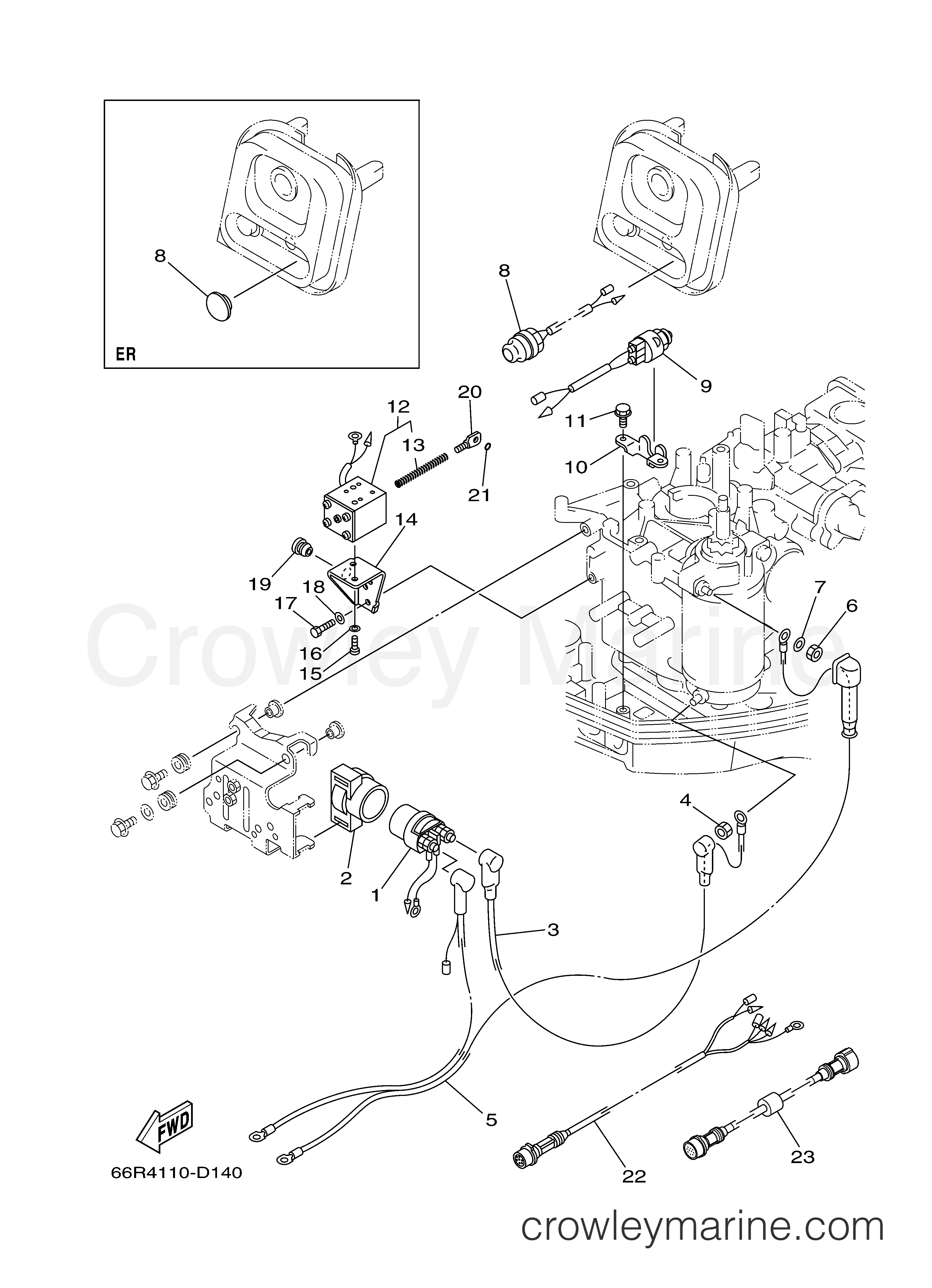 Yamaha Motors T9.9ELH2D - ELECTRICAL 2
