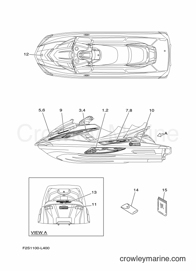 Yamaha Motors FA1800A (F2S1) [020] - GRAPHICS