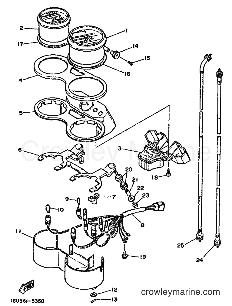 1991 Sport Bike TZR125 - TZR125 (3PC3) [999] - METER