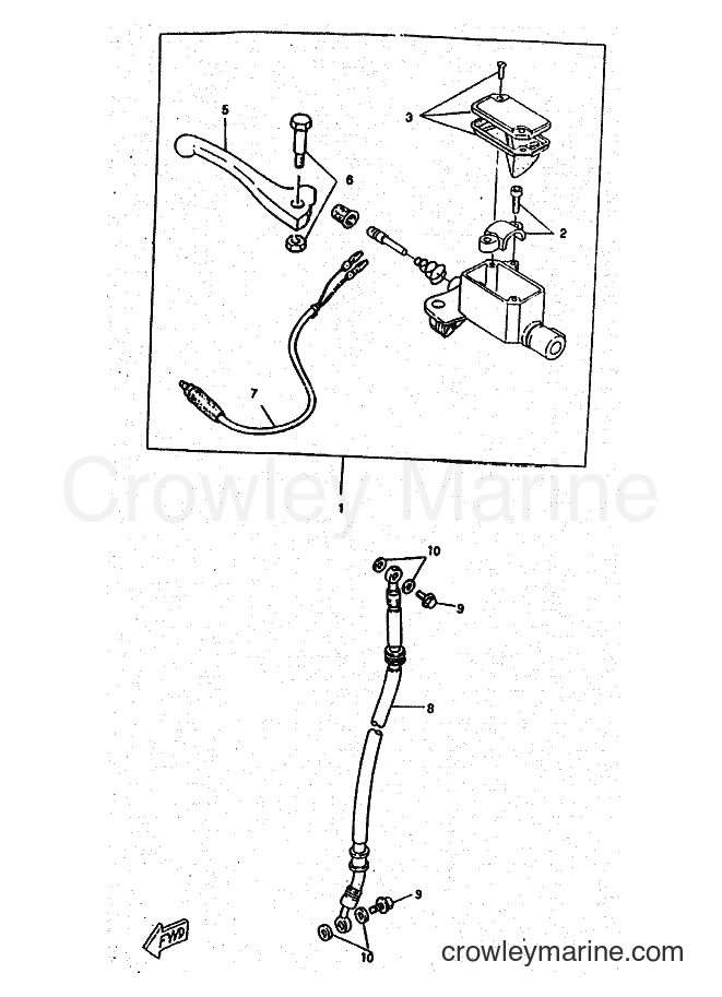 1997 Scooter CW50RSX - CW50RSX (5CD2) [010] - FRONT MASTER CYLINDER