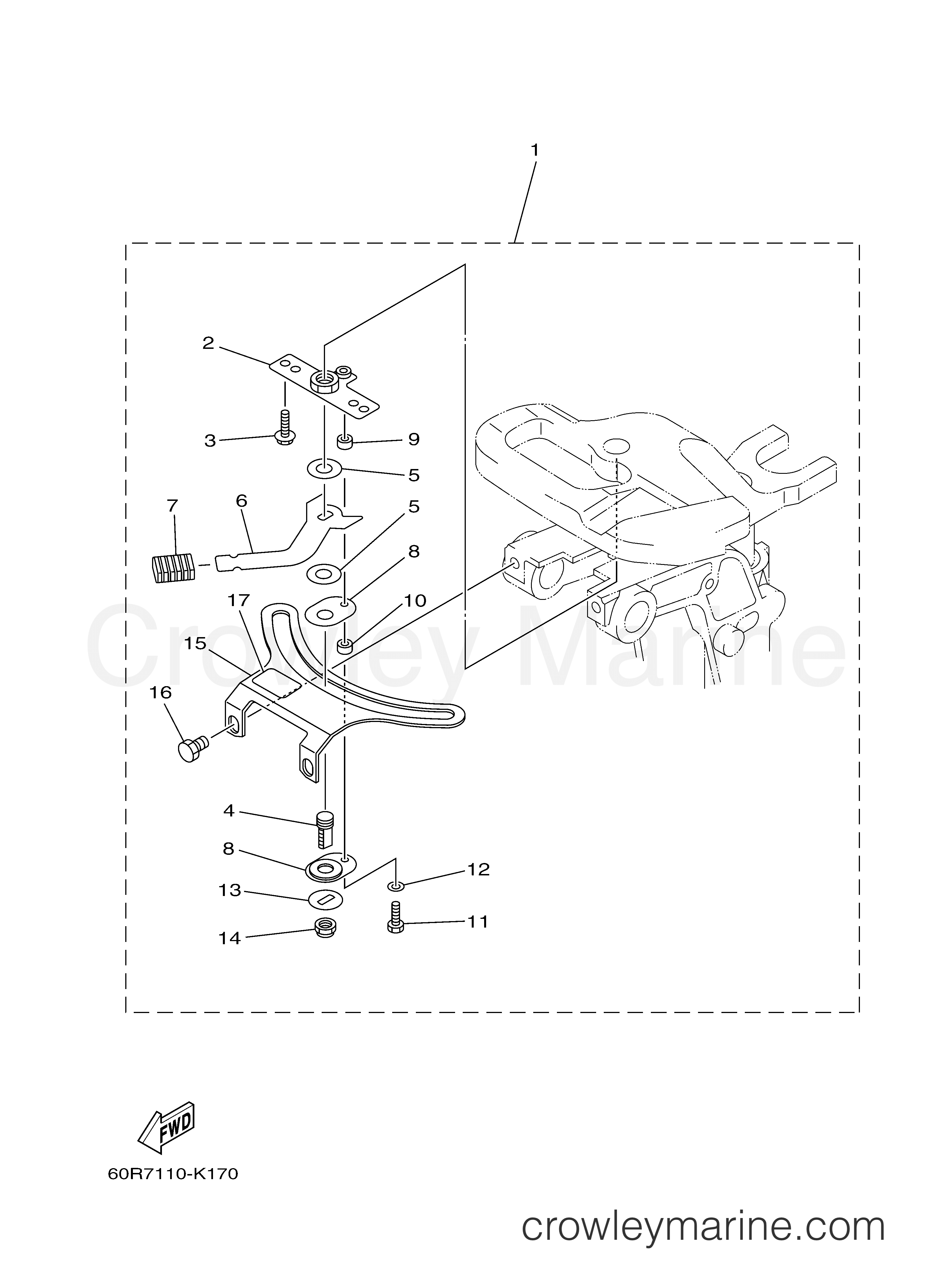 Yamaha Motors T8DEXH - STEERING FRICTION