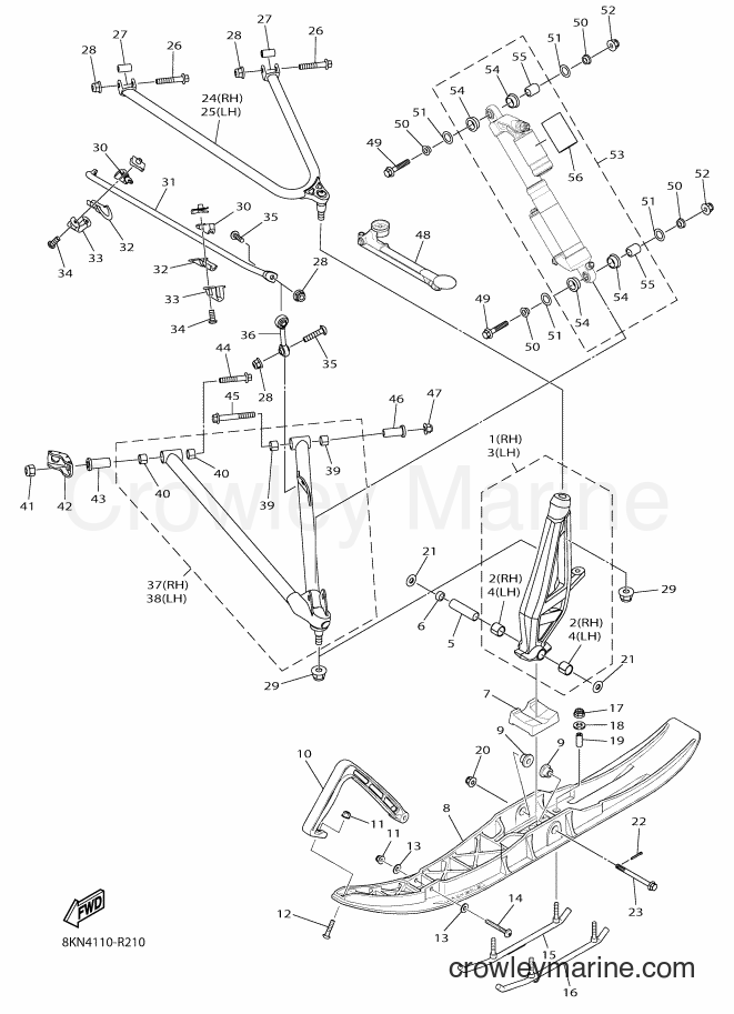 Yamaha Motors SRV10RL (8KN5) [010] - SKI
