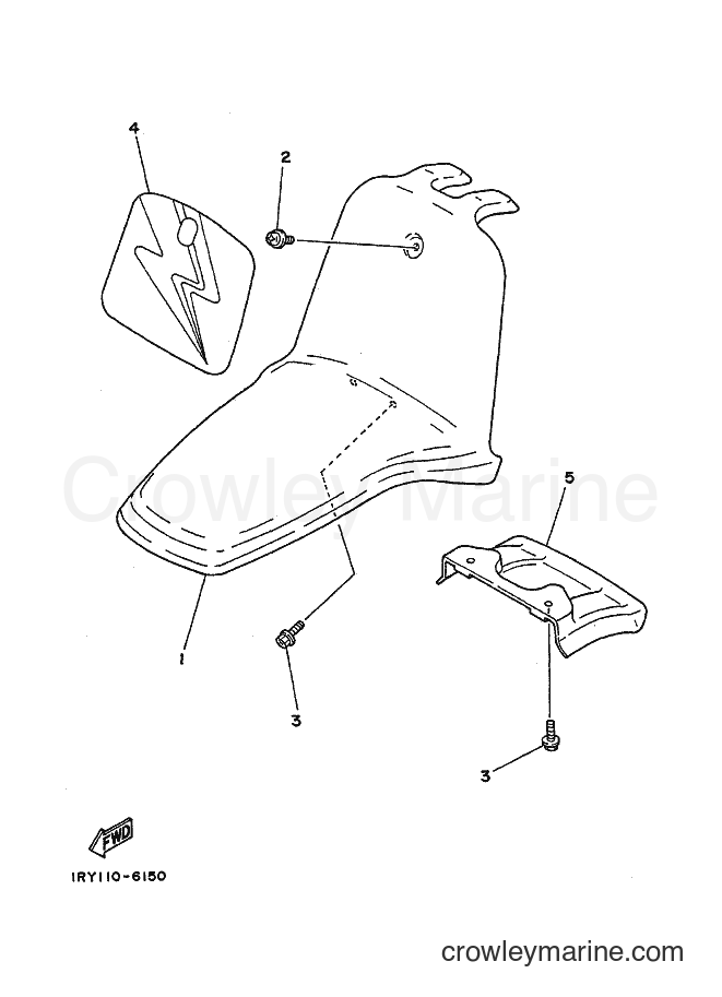 1989 Dirt Bike BW80 - BW80 (3PS1) [010] - FRONT FENDER
