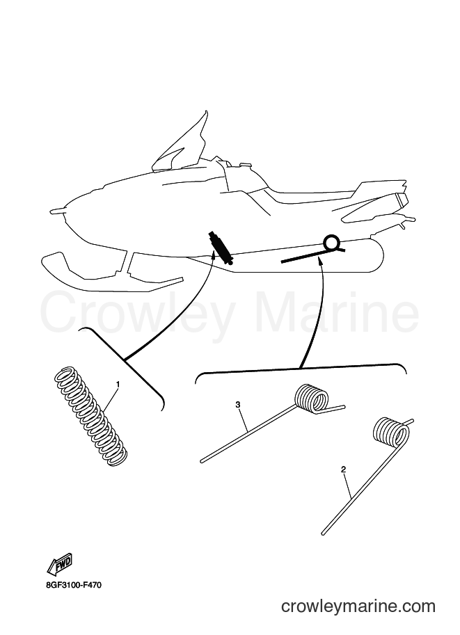 2007 Snowmobile RS10S - RS10S (8GF3) [020] - ALTERNATE REAR SUSPENSION