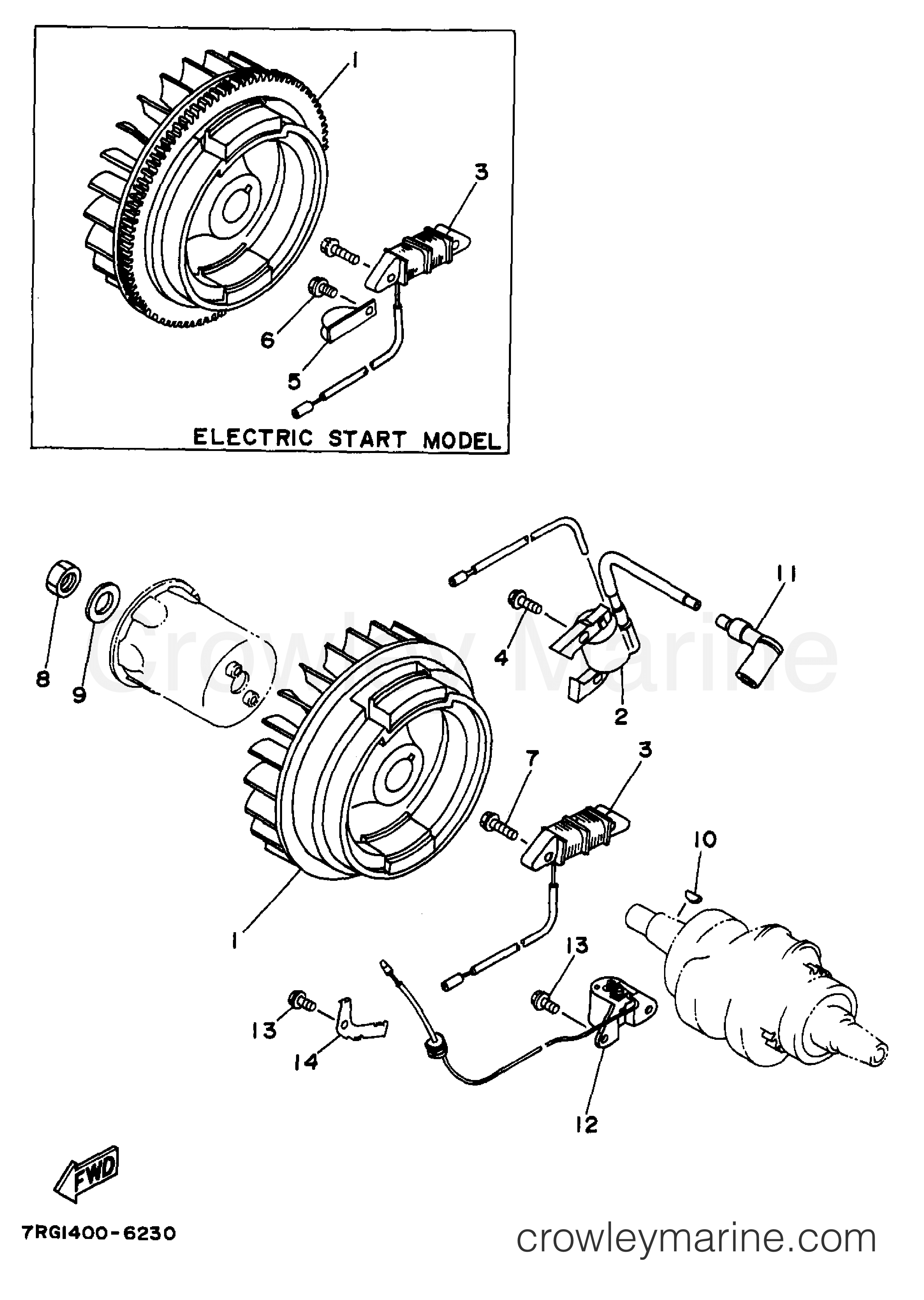 Yamaha Motors EF6600DEX - TCI MAGNETO ALL MODELS