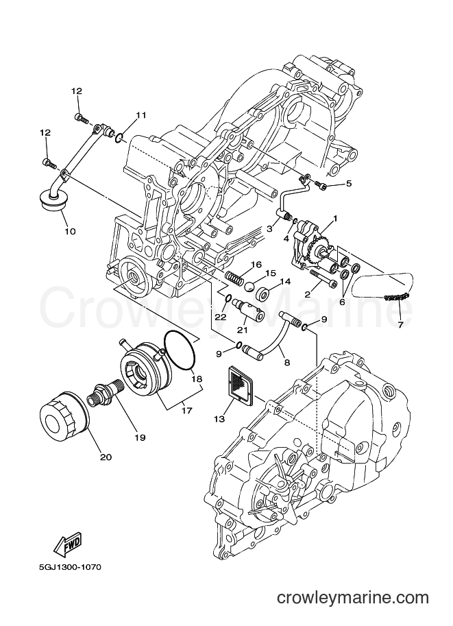 2003 Scooter XP500 - XP500 (5GJ9) [010] - OIL PUMP