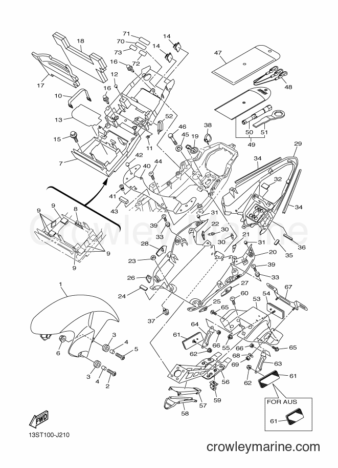 2010 Sport Bike YZF-R6 - YZF-R6 (13ST) [010] - FENDER