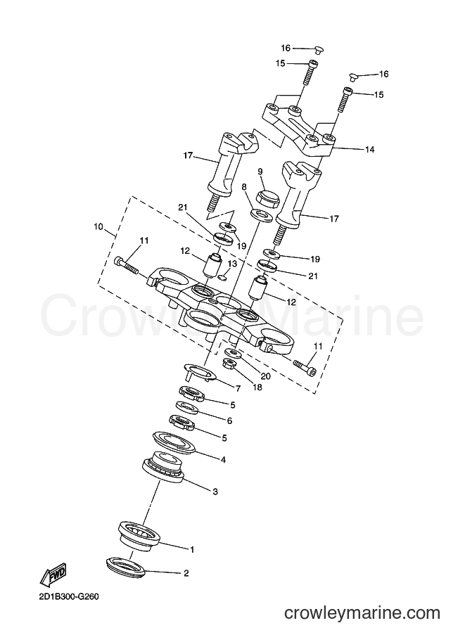 2008 Street Bike FZ1-NA - FZ1-NA (22C2) [010] - STEERING