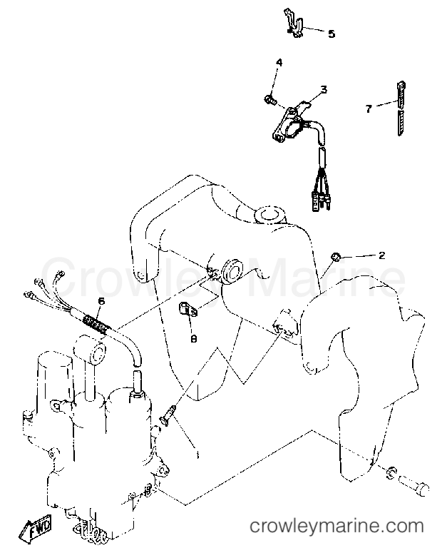 Yamaha Motors 50TLHQ - BRACKET 2
