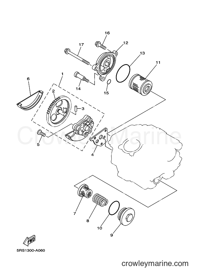 2003 Dirt Bike TW125 - TW125 (5RS4) [010] - OIL PUMP