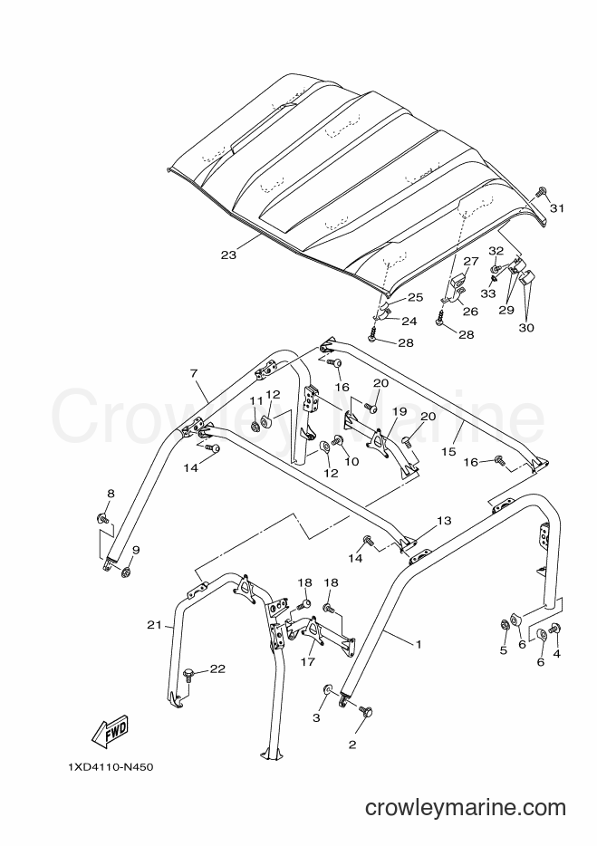 Yamaha Motors YXM700E (1XP3) [010] - GUARD 2