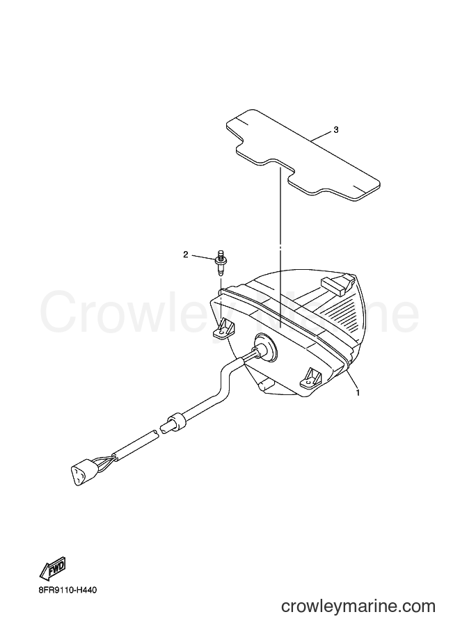 Yamaha Motors RX10STGT (8GV7) [020] - TAILLIGHT