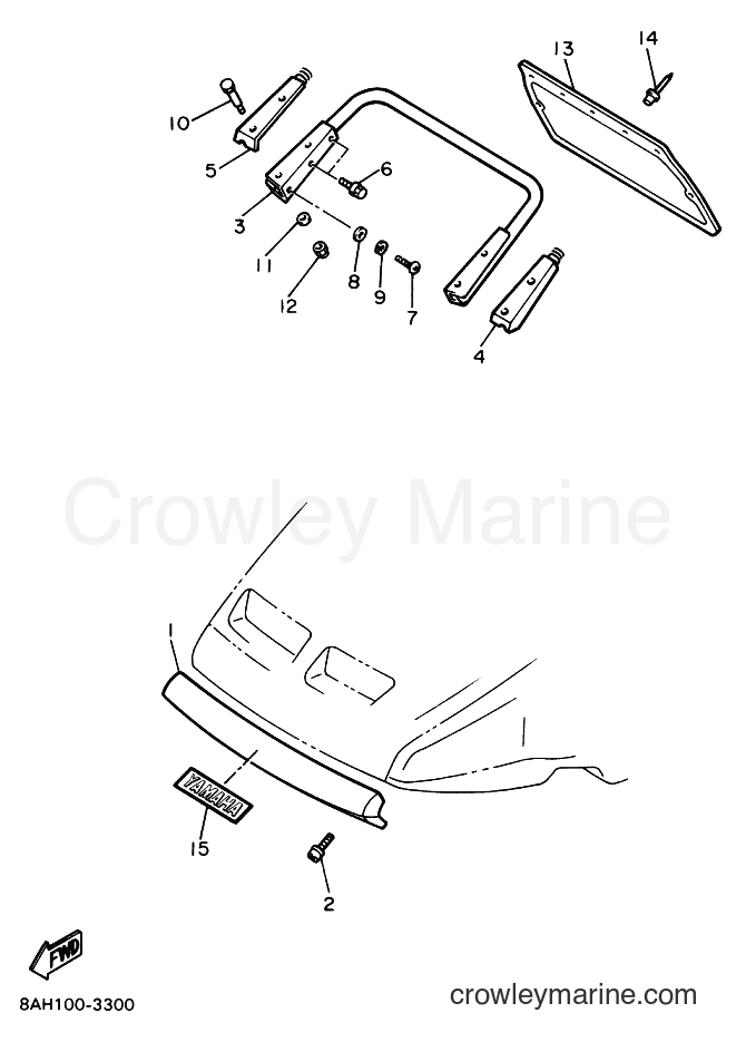 Yamaha Motors CS340E (8AH1) [020] - BUMPER
