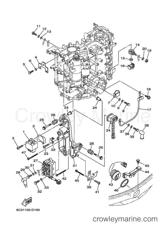 Yamaha Motors FT50GET (6C21) [080] - ELECTRICAL 2